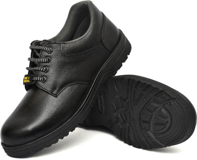 kay1steel Steel Toe Genuine Leather Safety Shoe(Grey, S1, S1P, Size 6)
