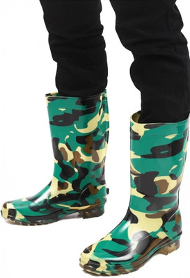 HOUSE OF COMMON Soft Toe PVC Safety Shoe(Green, SB, Size 10)