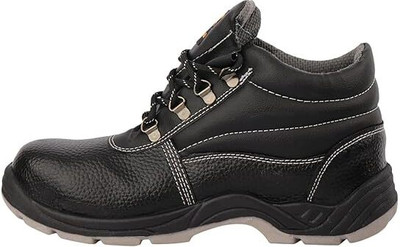 Agarson Steel Toe Synthetic Leather Safety Shoe(Black, S1, SB, Size 7)