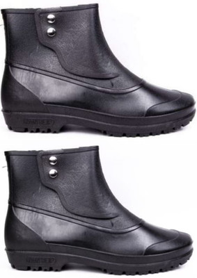Hillson Soft Toe Rubber Safety Shoe(Black, S2P, Size 6)