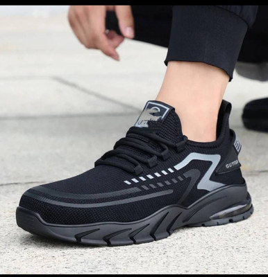 liger Steel Toe Mesh Safety Shoe(Black, S2, Size 10)