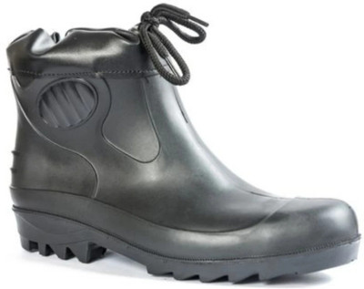 HOUSE OF COMMON Steel Toe Rubber Safety Shoe(Black, SBP, Size 10)