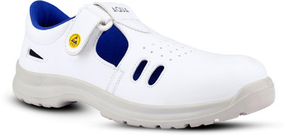 Euro Security Steel Toe Fabric Safety Shoe(White, S2P, Size 6)