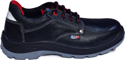 HIGH LITE Steel Toe PU (Polyurethane) Safety Shoe(Black, S1, Size 9)