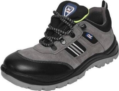 Allen Cooper Steel Toe Cordovan Leather Safety Shoe(Grey, S1, Size 9)