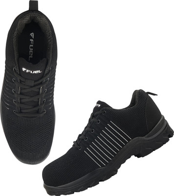 FUEL Composite Toe Fabric Safety Shoe(Black, S1, Size 8)