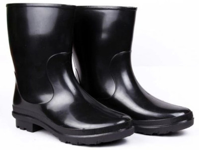 HOUSE OF COMMON Soft Toe Rubber Safety Shoe(Black, S1, Size 9)