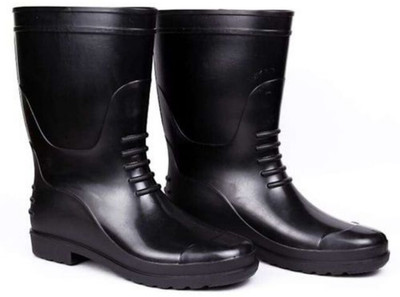 HOUSE OF COMMON Soft Toe PVC Safety Shoe(Black, S1, Size 7)