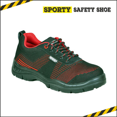 Coffer Safety Steel Toe Mesh Safety Shoe(Black, S1, Size 7)