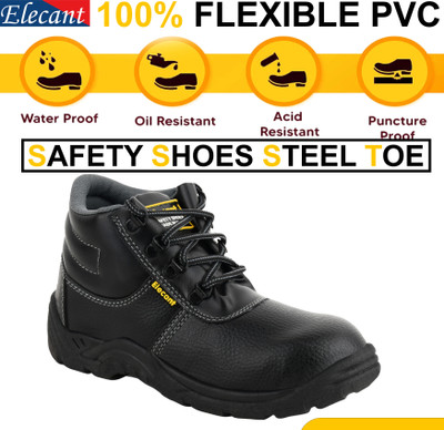 Elecant Steel Toe Resin Safety Shoe(Black, S1, Size 7)