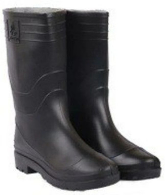 HOUSE OF COMMON Soft Toe PVC Safety Shoe(Black, SB, Size 8)