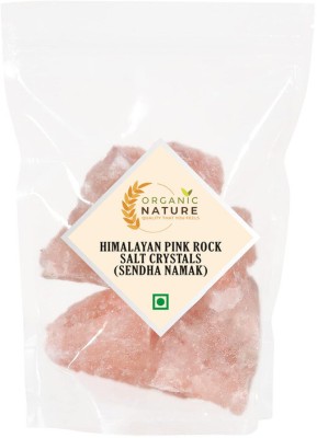 ORGANIC NATURE Rock Salt Crystal Chunks Stone| Himalayan Pink | Sendha Namak Healthy Cooking Himalayan Rock Salt(1.5 kg)