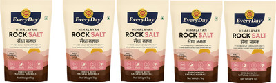 EVERYDAY EVERYDAY Himalayan Rock Salt(1 kg, Pack of 5)