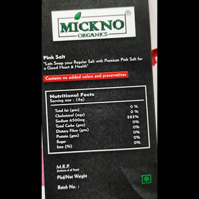 mickno organics New 200gm Himalayan Pink Rock Salt FINEST POWDER Himalayan Pink Salt(200 g)