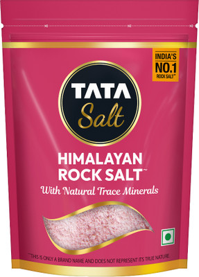 Tata Salt Himalayan Rock Pink Salt, With Natural Trace Minerals, Low Sodium, Premium Himalayan Pink Salt(1 kg)