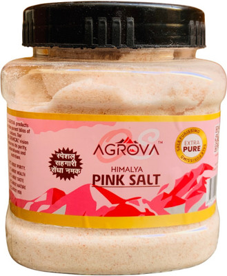 OS AGROVA Extra Pure Sendha Namak | Natural, Mineral-Rich, Unrefined Himalayan Pink Salt(500 g)