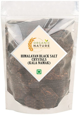 ORGANIC NATURE Rock Salt Crystal Chunks Stone| Himalayan Pink | Sendha Namak Healthy Cooking Himalayan Rock Salt(100 g)