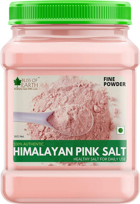 Bliss of Earth Himalayan Pink Salt Fine Powder Rock Salt For Weight Management &Healthy Cooking Himalayan Pink Salt(1 kg)