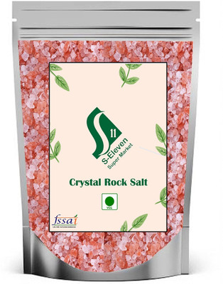 S Eleven Super Market Natural Himalayan Crystals Pink Rock Salt/Granules/Sendha/Sindhav Namak Rock Salt(1 kg)