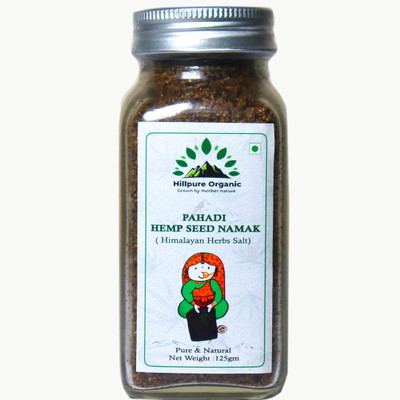 Hillpure Organic Pahadi Hemp Namak (Himalayan Flavored Salt) Flavored Salt(125 g)