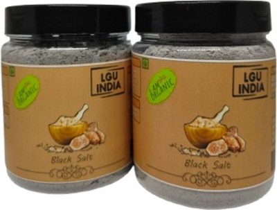 LGU INDIA LGU-INDIA-BLACK SALT-002 Black Salt(400 g, Pack of 2)