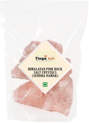 TINGA TOLI Rock Salt Crystal Chunks Stone| Himalayan Pink | Sendha Namak Healthy Cooking Himalayan Rock Salt(500 g)