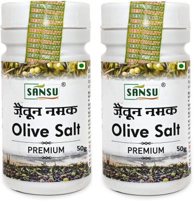 SANSU HEALTH CARE Olive Salt Premium For Chronic Joint And Knee Pain Gastric Relive Olive Salt(50 g, Pack of 2)