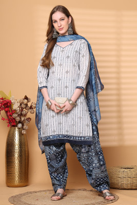 Wonder Weaves Women Kurta Patiala Dupatta Set