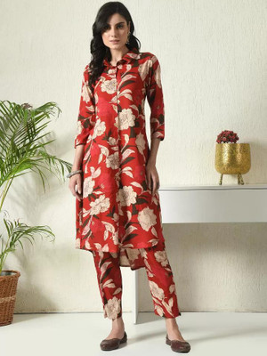 alliance collection Women Kurta Pant Dupatta Set