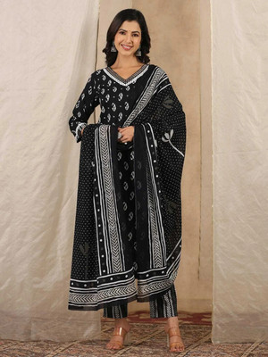 Tasrika Printed Kurta, Salwar & Dupatta Set