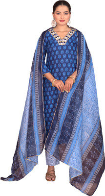 Sitara Setu Printed Kurta, Trouser/Pant & Dupatta Set