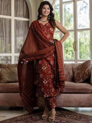 Lamba Creations Women Kurti Pant Dupatta Set