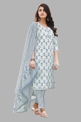 SHREE JEENMATA COLLECTION Printed Kurta, Patiala & Dupatta Set