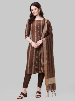 AANSHI FASHION Striped Kurta, Trouser/Pant & Dupatta Set