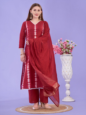 shiv textiles Printed Kurta, Trouser/Pant & Dupatta Set