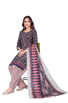 Rajnandini Floral Print Kurta, Salwar & Dupatta Set