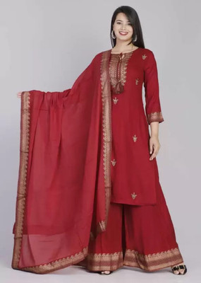 Kerala Story Women Kurta Palazzo Set