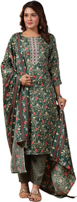 Seemrat Printed Kurta, Trouser/Pant & Dupatta Set