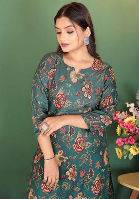 HOLY STAR WORLD Floral Print, Printed Kurta, Trouser/Pant & Dupatta Set