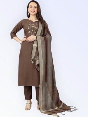 vedu Self Design Kurta, Salwar & Dupatta Set
