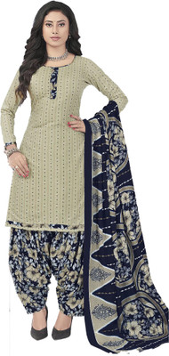 amozo Printed Kurta, Patiala & Dupatta Set
