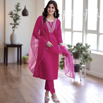 thegoodstore Printed Kurta, Trouser/Pant & Dupatta Set