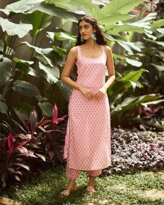 NoorFashion Printed Kurta, Trouser/Pant & Dupatta Set