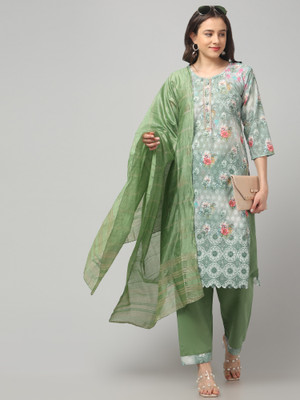 OMASU FASHION Printed Kurta, Salwar & Dupatta Set
