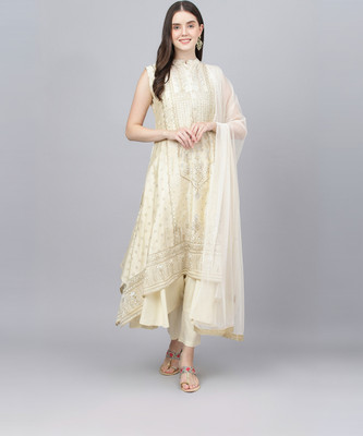 DIVENA Floral Print Kurta, Trouser/Pant & Dupatta Set