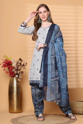 Rajnandini Printed Kurta, Patiala & Dupatta Set