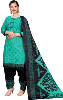 Wonder Weave Printed Kurta, Salwar & Dupatta Set