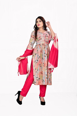 ananya 18 Printed Kurta, Trouser/Pant & Dupatta Set