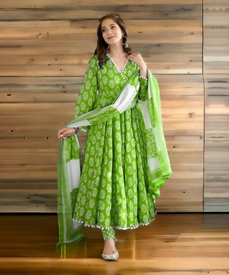 Lali Creation Printed Kurta, Palazzo & Dupatta Set