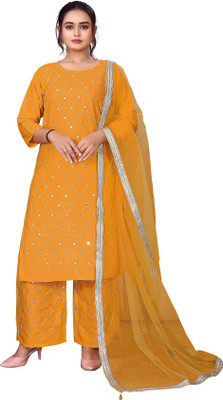 HOC's Women Kurta Pant Dupatta Set